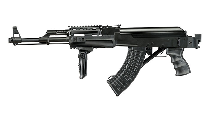 Cyma AK47 Tactical mit Klappschaft Sport Series S-AEG 6mm BB schwarz Bild 2
