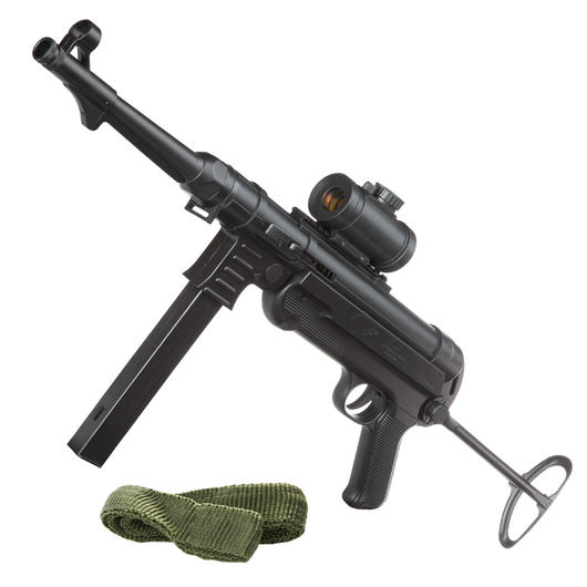 D.E. MP40 Airsoft Maschinenpistole Springer 6mm BB schwarz