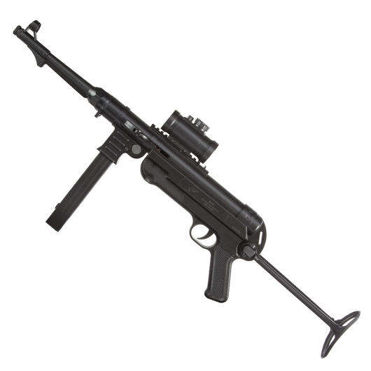 D.E. MP40 Airsoft Maschinenpistole Springer 6mm BB schwarz Bild 1