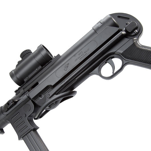 D.E. MP40 Airsoft Maschinenpistole Springer 6mm BB schwarz Bild 4