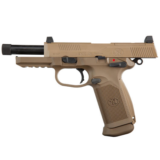 VFC FN Herstal FNX-45 Tactical mit Metallschlitten GBB 6mm BB Flat Dark Earth Bild 1