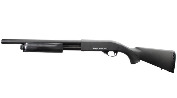 G&P M870 Sheriff Medium Shotgun Vollmetall Springer 6mm BB schwarz Bild 1