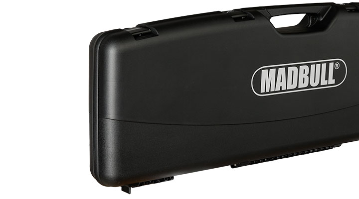 Madbull Waffenkoffer Premium 118 x 42 x 12 cm mit Zahlenschlsser / Waben-Schaumstoff schwarz Bild 7