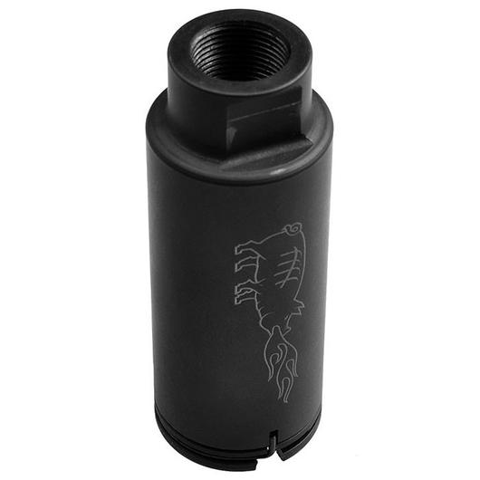 MadBull / Noveske KX5 Aluminium Flash Suppressor 14mm- schwarz Bild 3