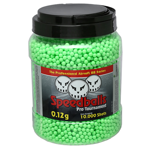 Speedballs Pro Tournament BBs 0,12g 10.000er Container Airsoftkugeln Zombie Green