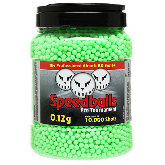 Speedballs Pro Tournament BBs 0,12g 10.000er Container Airsoftkugeln Zombie Green Bild 1