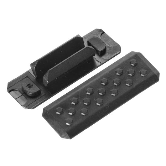 Strike Industries M-Lok Rail Cover Set (5 Stck) schwarz - Design V1 Bild 1