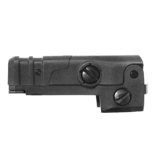 MFT BUPSWR Polymer Flip-Up Rear Sight f. 21mm Schienen schwarz Bild 4