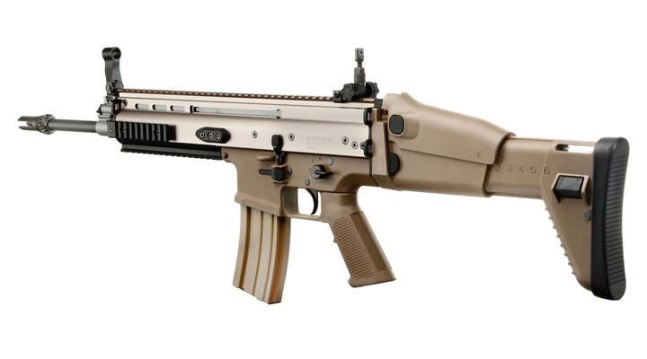 Wei-ETech Socom-L MK16 Mod 0 Vollmetall S-AEG 6mm BB desert Bild 3