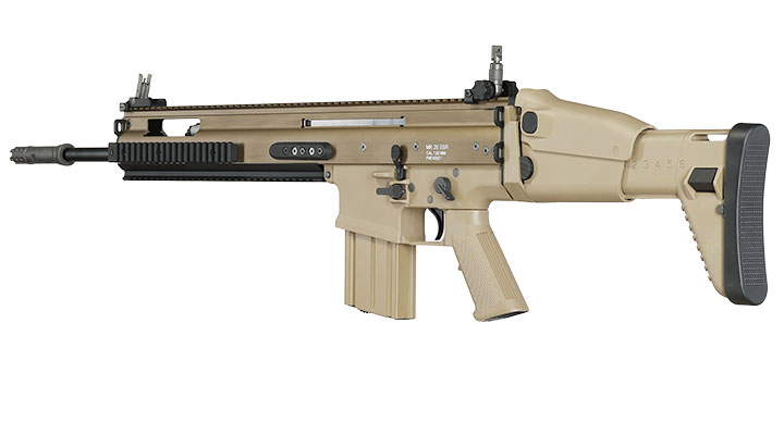 Wei-ETech Socom-L MK16 Mod 0 Vollmetall S-AEG 6mm BB desert Bild 11