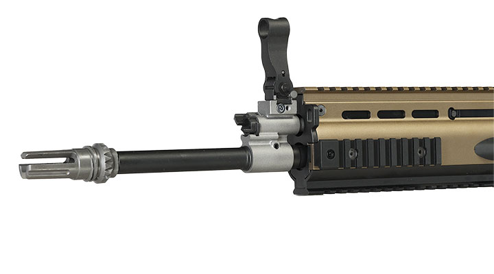 Wei-ETech Socom-L MK16 Mod 0 Vollmetall S-AEG 6mm BB desert Bild 7