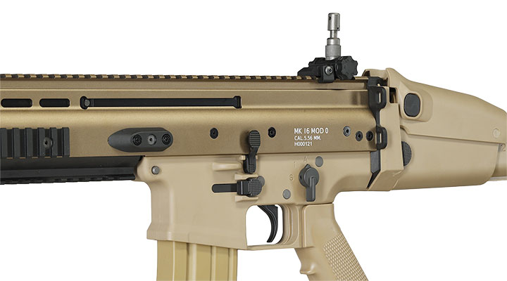 Wei-ETech Socom-L MK16 Mod 0 Vollmetall S-AEG 6mm BB desert Bild 8