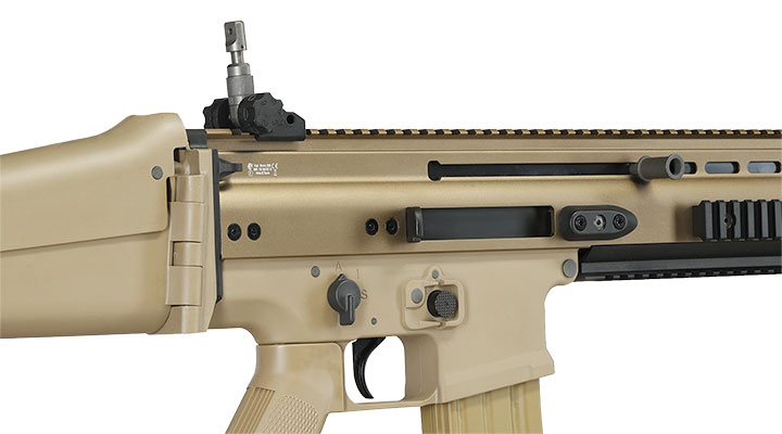 Wei-ETech Socom-L MK16 Mod 0 Vollmetall S-AEG 6mm BB desert Bild 9