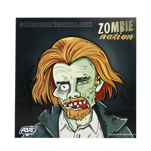 ASG Zielscheiben Zombie Nation 100 Stck (4 Motive)  14x14cm Bild 1