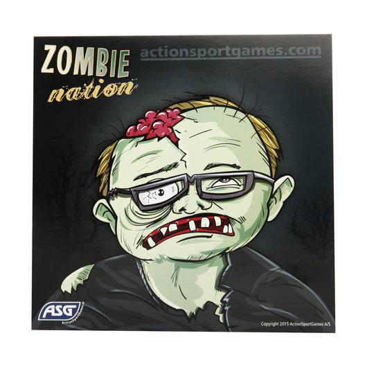 ASG Zielscheiben Zombie Nation 100 Stck (4 Motive)  14x14cm Bild 2