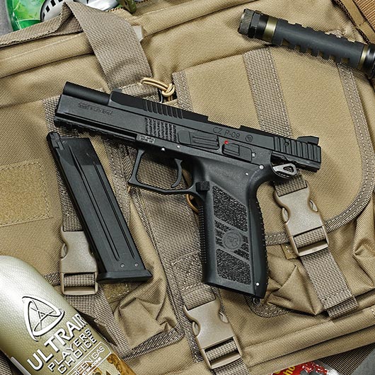 KJ Works CZ P-09 Duty Polymer-Version GBB 6mm BB schwarz Bild 1