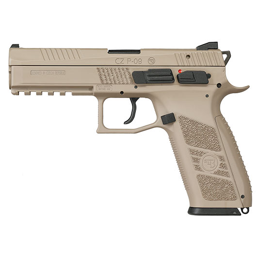 KJ Works CZ P-09 Duty Polymer-Version GBB 6mm BB Flat Dark Earth Bild 2