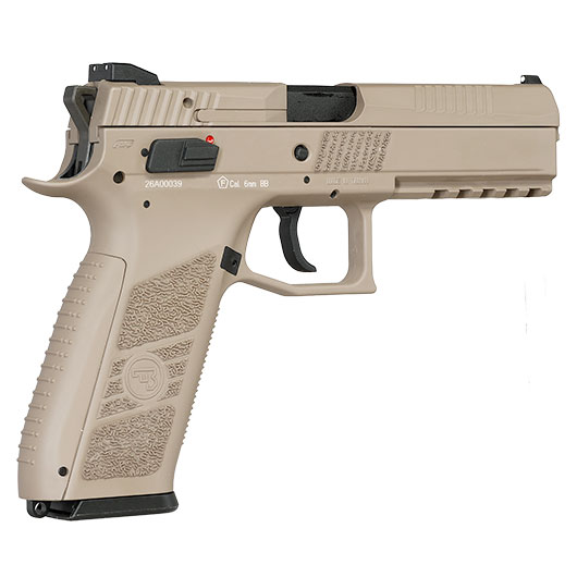 KJ Works CZ P-09 Duty Polymer-Version GBB 6mm BB Flat Dark Earth Bild 6