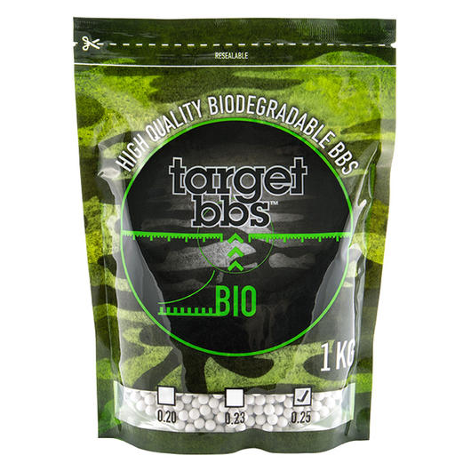 Target BBs High Quality Bio BBs 0,25g 4.000er Beutel weiss