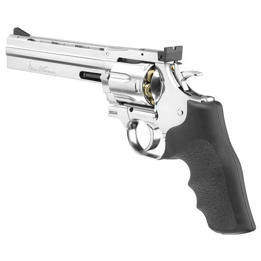 ASG Dan Wesson 715 6 Zoll Revolver Vollmetall CO2 6mm BB chrom Low Power Version Bild 3