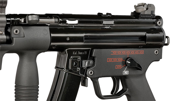 Wei-ETech WE5K Apache SMG Vollmetall GBB 6mm BB schwarz Bild 6