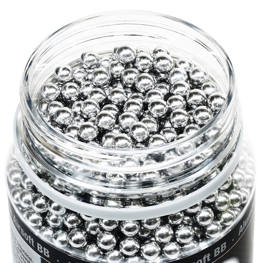 Speedballs Target Shooter Aluminium BBs 0.30g 2.000er Container silber Bild 3