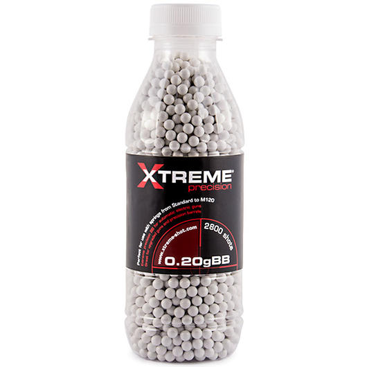 Xtreme Precision BBs 0.20g 2.800er Flasche weiss Softair Munition Airsoft 