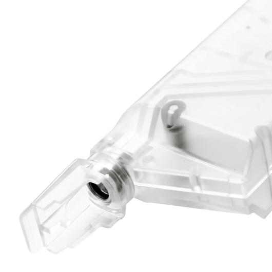 6mmProShop SMG Magazin Style Speedloader fr 350 BBs weiss-transparent Bild 2