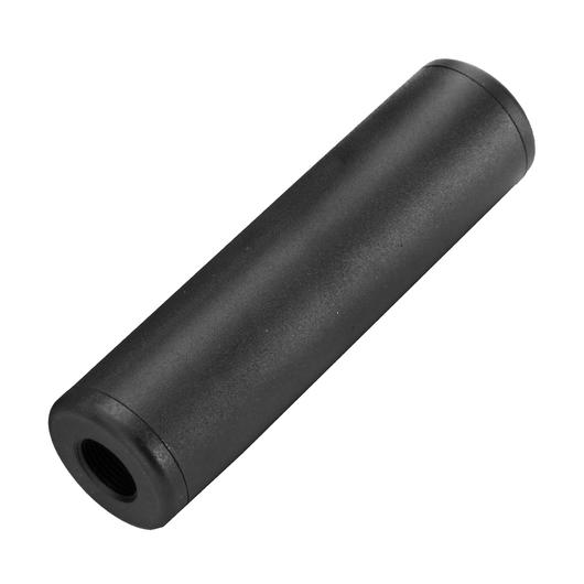 King Arms Special Force Aluminium Silencer 110mm 14mm- / 14mm+ schwarz Bild 1