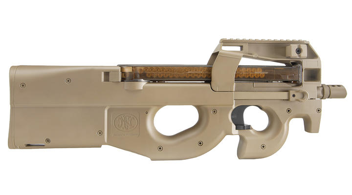 Jing Gong FN P90 TR Komplettset S-AEG 6mm BB Dark Earth Tan Bild 2