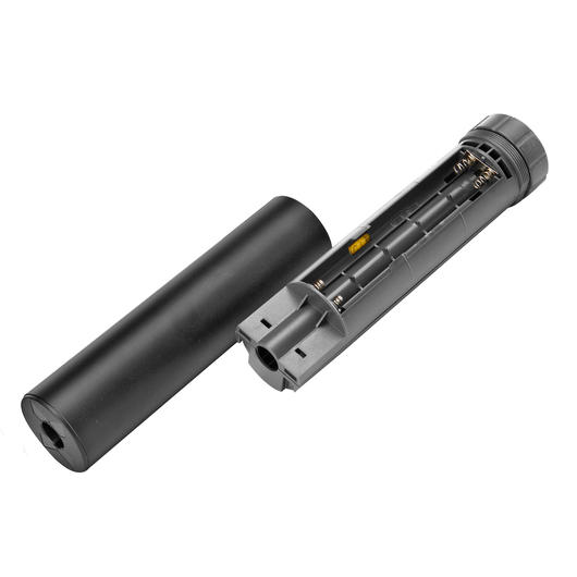 Xcortech XT501 Aluminium Mock Silencer Tracer Unit 14mm- schwarz Bild 3