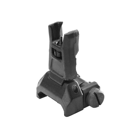 Ares AS-F-020 Nylonfiber Flip-Up Front Sight schwarz f. 21mm Schienen