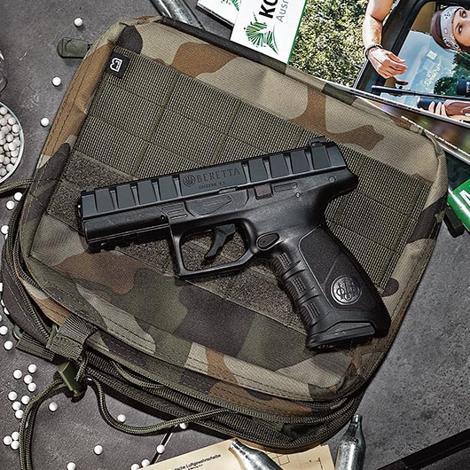 Beretta APX mit Metallschlitten CO2 BB 6mmBB schwarz Bild 1
