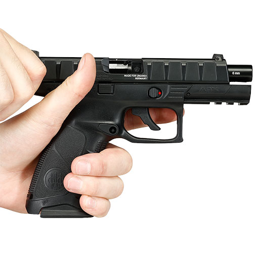 Beretta APX mit Metallschlitten CO2 BB 6mmBB schwarz Bild 11