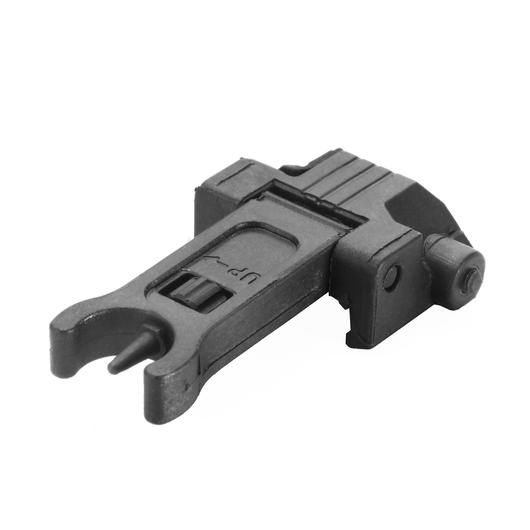 Ares AS-F-021 Nylonfiber Flip-Up Front Sight schwarz f. 21mm Schienen Bild 3