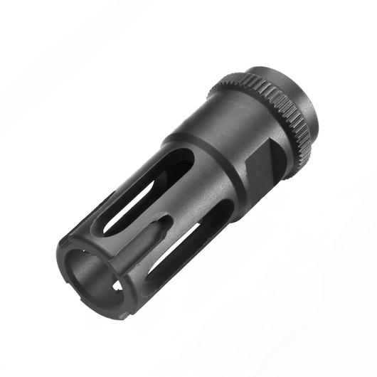 Ares Aluminum Type-D Flash-Hider schwarz 14mm+