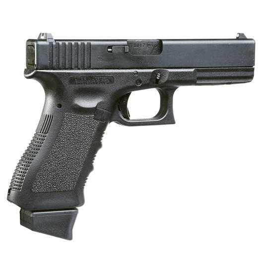Glock 17 Gen. 3 Airsoft mit CNC-Metallschlitten CO2BB 6mm BB schwarz - Deluxe-Edition Bild 3