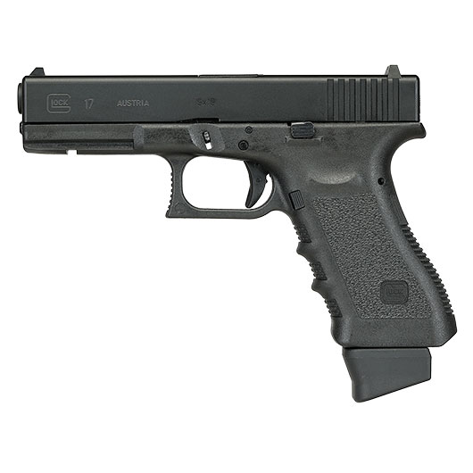 Glock 17 Gen. 3 Airsoft mit CNC-Metallschlitten CO2BB 6mm BB schwarz - Deluxe-Edition Bild 2
