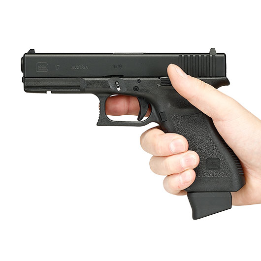 Glock 17 Gen. 3 Airsoft mit CNC-Metallschlitten CO2BB 6mm BB schwarz - Deluxe-Edition Bild 3