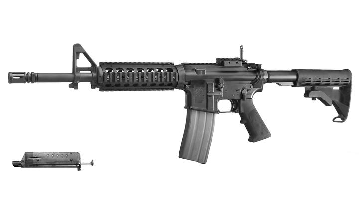 GHK M4 RAS 12.5 Zoll Vollmetall Gas-Blow-Back 6mm BB schwarz