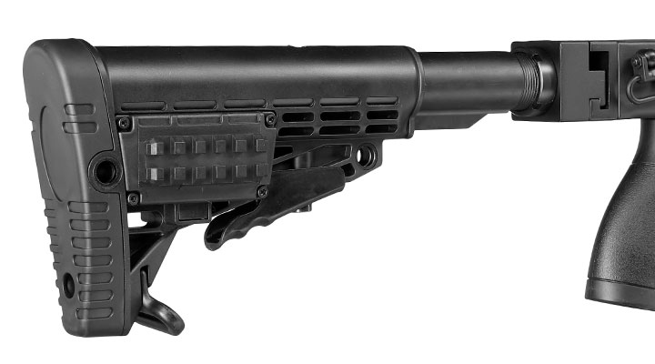 Well MB4412D MSR Snipergewehr inkl. Zweibein / Zielfernrohr Springer 6mm BB schwarz Bild 11