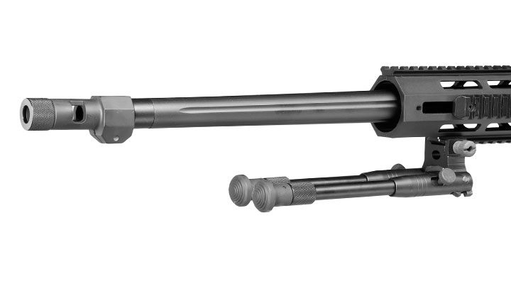 Well MB4412D MSR Snipergewehr inkl. Zweibein / Zielfernrohr Springer 6mm BB schwarz Bild 7