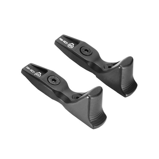Ares KeyMod Aluminium Hand Stop Set Octarms Type-C (2 Stck) schwarz