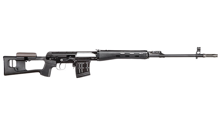 Wei-ETech SVD Aluminiumgehuse AWSS Open-Bolt Gas-Blow-Back 6mm BB schwarz Bild 2