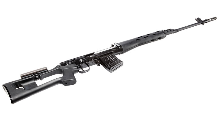 Wei-ETech SVD Aluminiumgehuse AWSS Open-Bolt Gas-Blow-Back 6mm BB schwarz Bild 4
