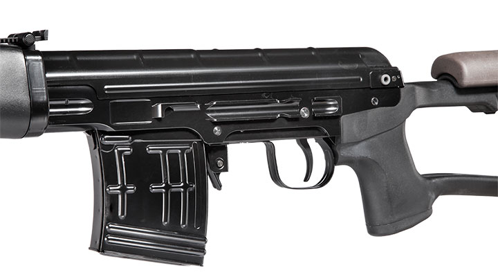 Wei-ETech SVD Aluminiumgehuse AWSS Open-Bolt Gas-Blow-Back 6mm BB schwarz Bild 6