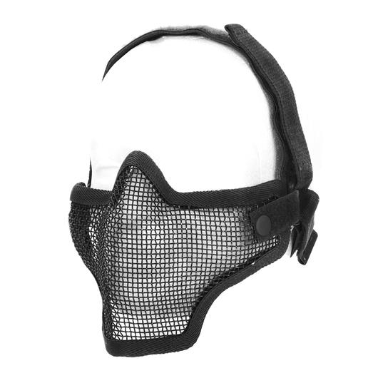 101 INC Gittermaske halb schwarz
