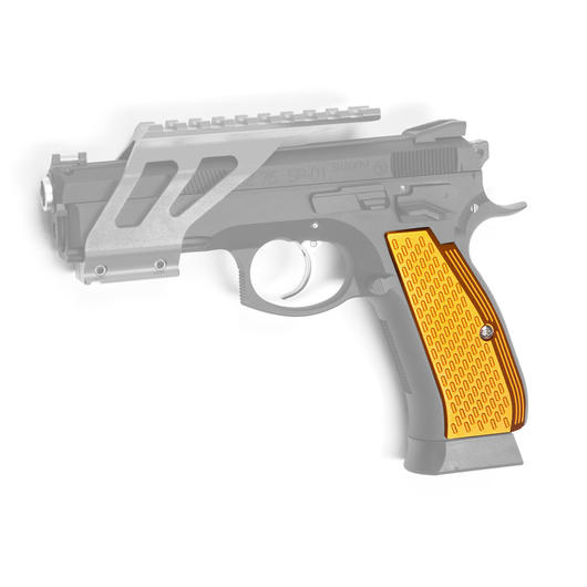 Asg Custom Cnc Aluminium Race Griffschalen F Kj Works Cz 75 Sp 01 Shadow Orange Kotte Zeller
