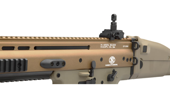 Cybergun FN Herstal SCAR-L Vollmetall Nylon-Version Komplettset S-AEG 6mm BB Tan Bild 5