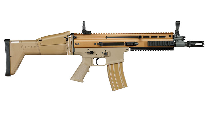 Cybergun FN Herstal SCAR-L Vollmetall Nylon-Version S-AEG 6mm BB Tan Bild 3